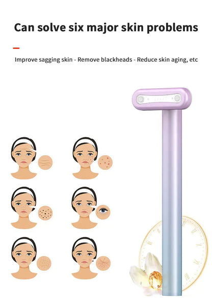 LumiGlow Facial Red Light Therapy Wand